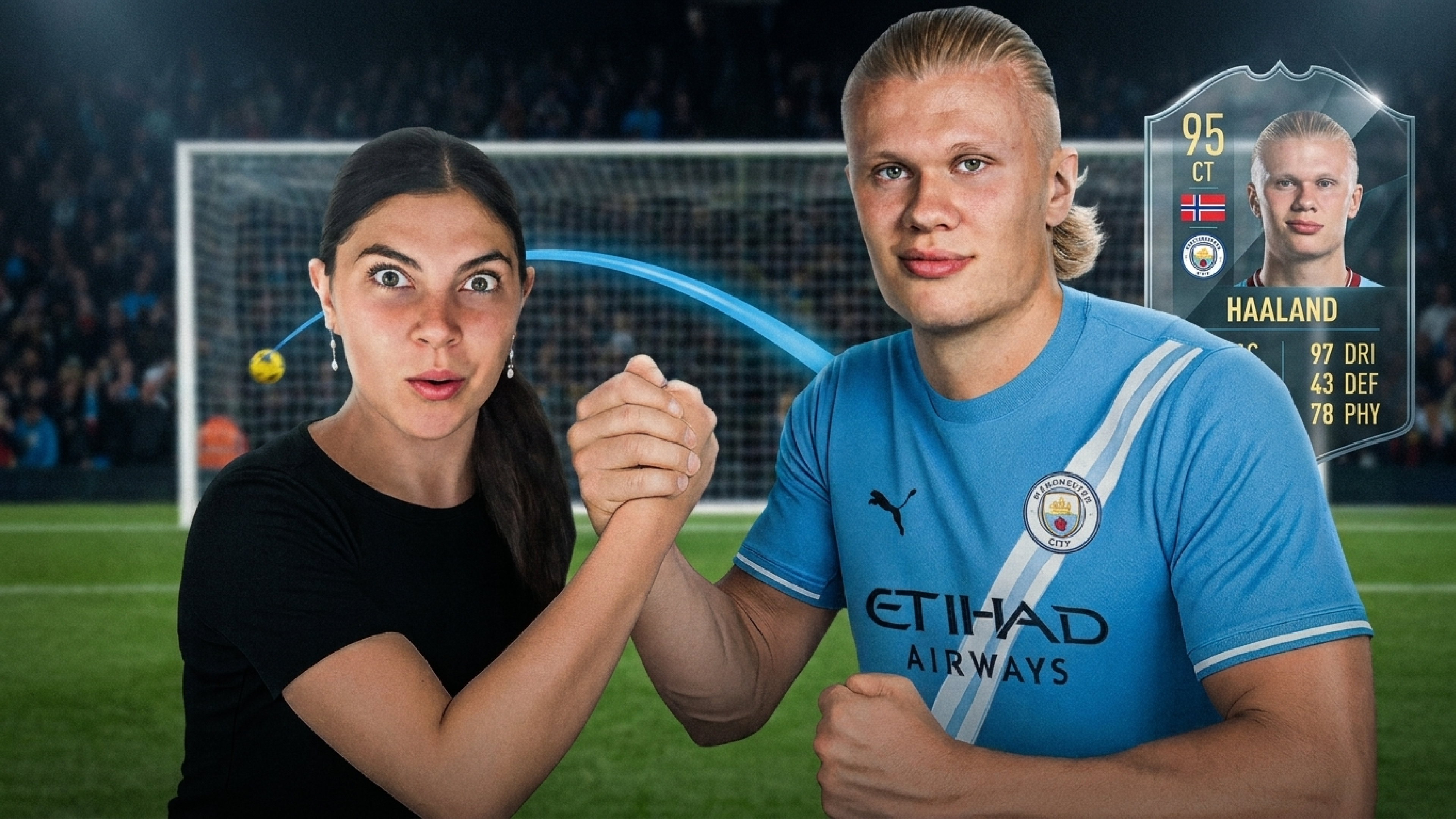 I challenged man city players ⚽️🔥