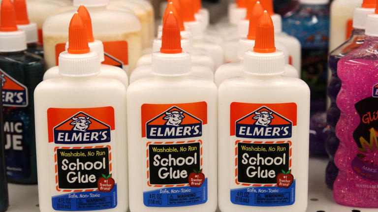 All you need is school glue to make these adorable ghost decorations