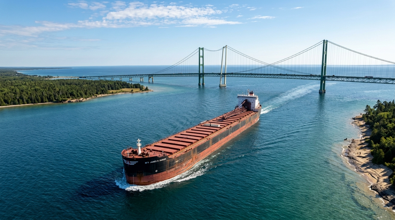 Navigating the Colossal Shipping Corridors and Perilous Waters of North ...