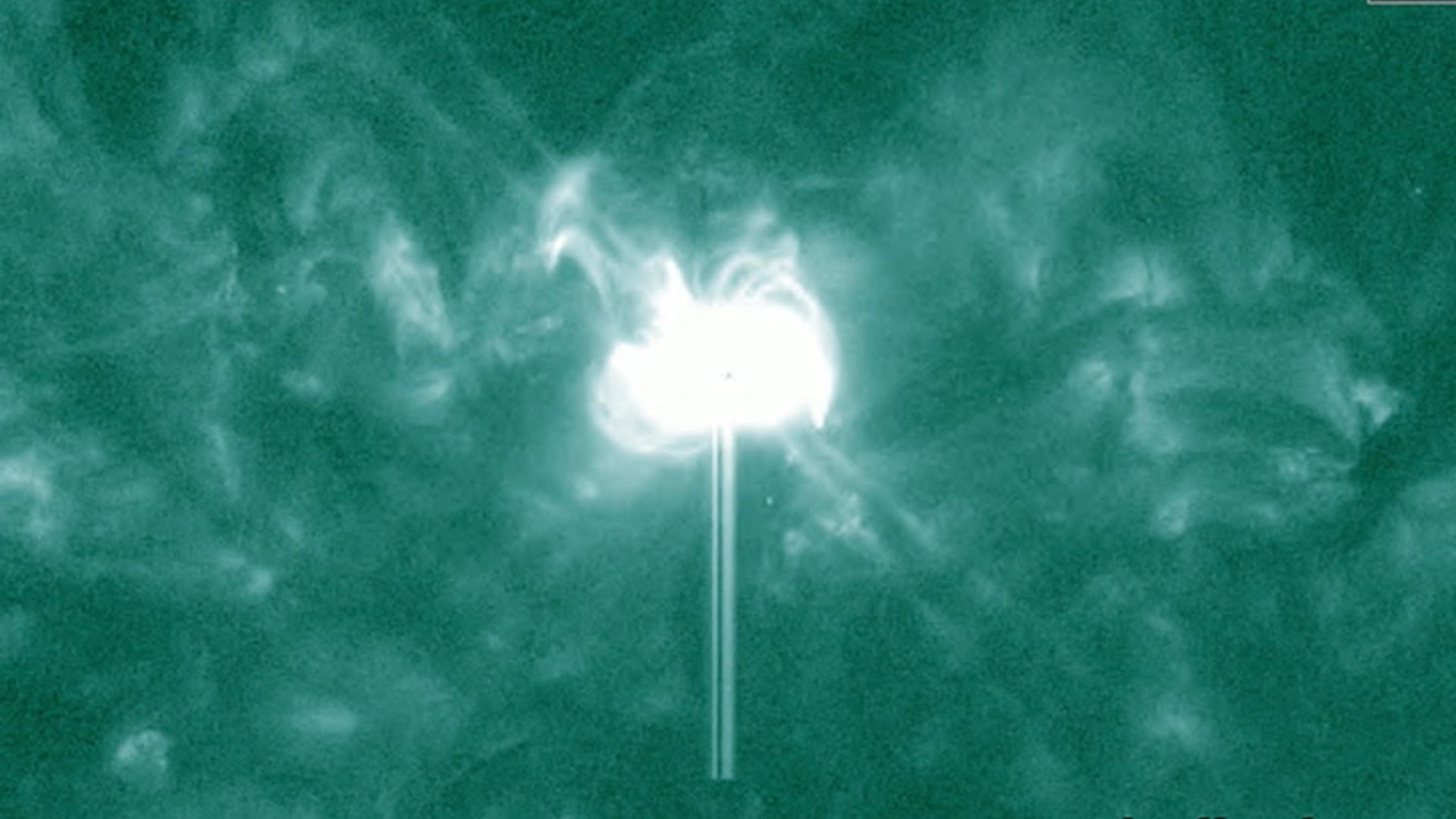 Sunspot blasts strong flares that are seen in multiple wavelengths by ...
