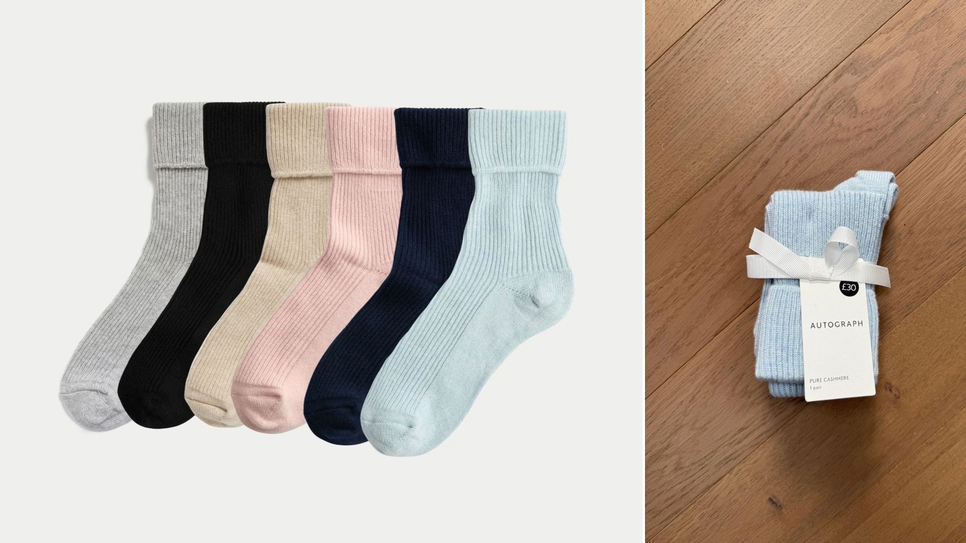 I'm recommending these £30 M&S cashmere socks to all my friends