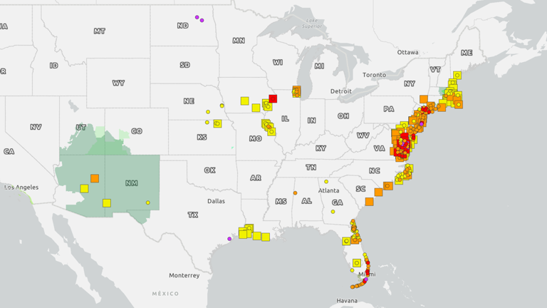 Flooding impacts 10+ states due to Nolo, a nor'easter, and river crests