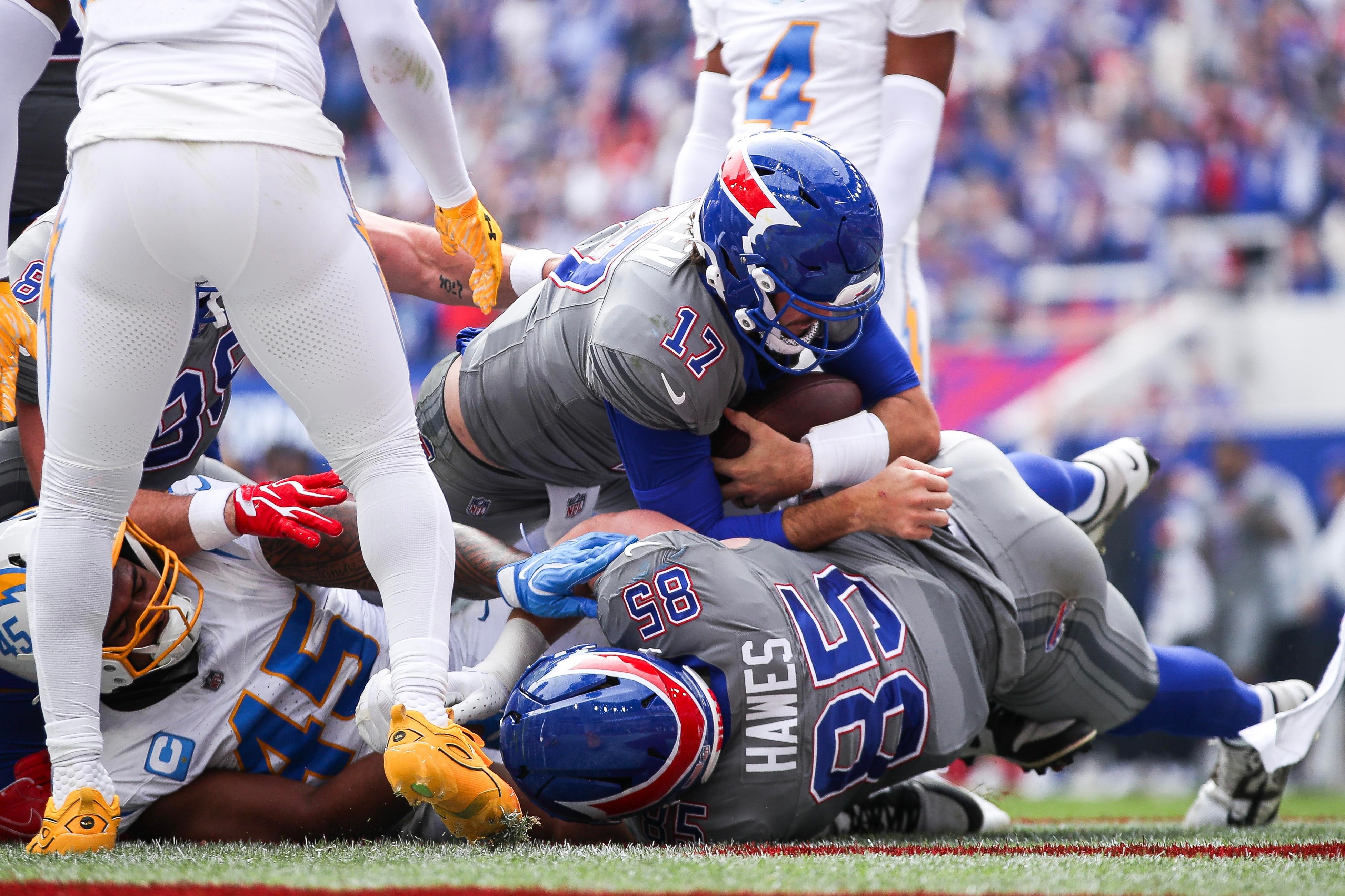 Buffalo Bills QB Josh Allen ties Marshawn Lynch in rushing TDs