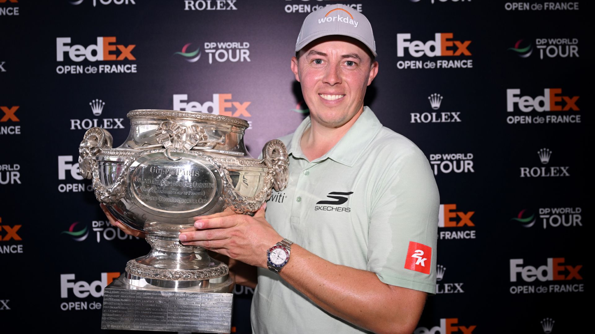 How much Matt Fitzpatrick won at the FedEx Open de France