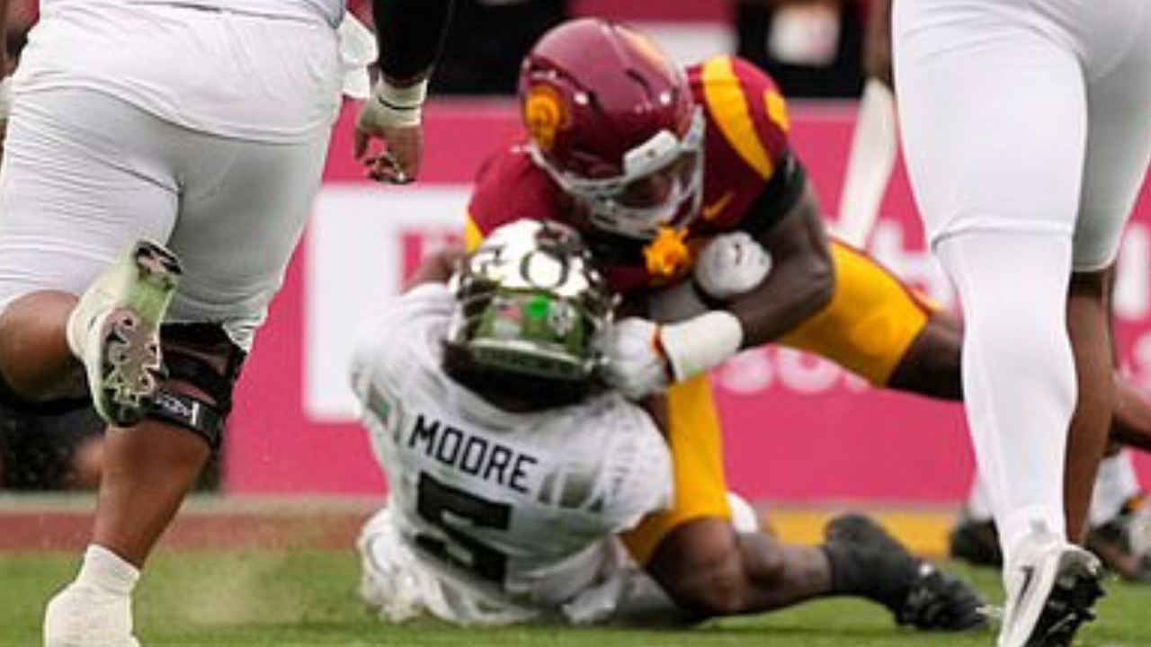 USC’s Desman Stephens II suspended for Dante Moore hit as 'disgusting ...
