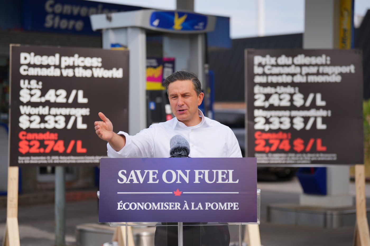 Poilievre urges tax cuts to make diesel fuel more affordable, ensure ...
