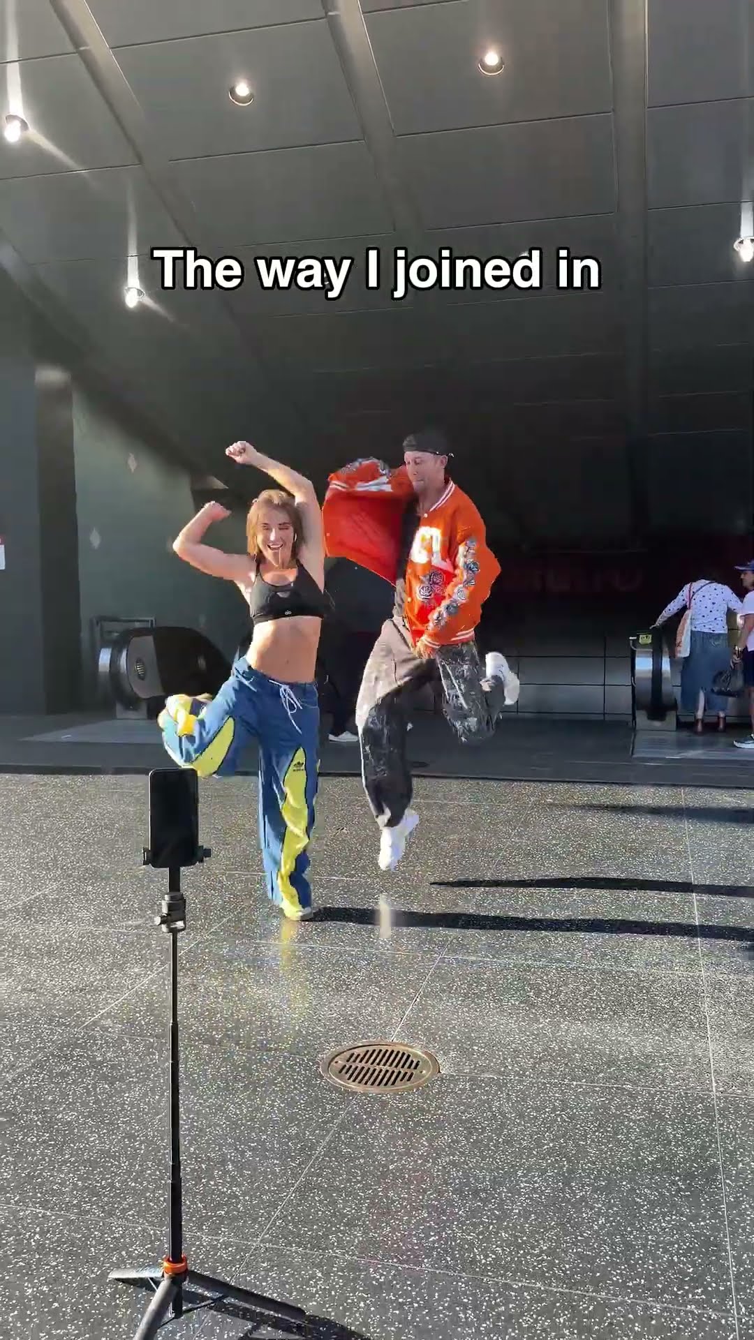 Impromptu dance collaboration!