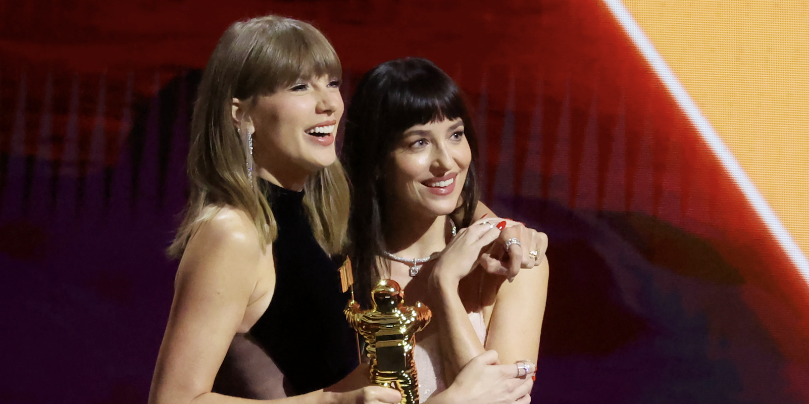 Dakota Johnson offers a tasteful take on the naked dress trend at the 2026 VMAs