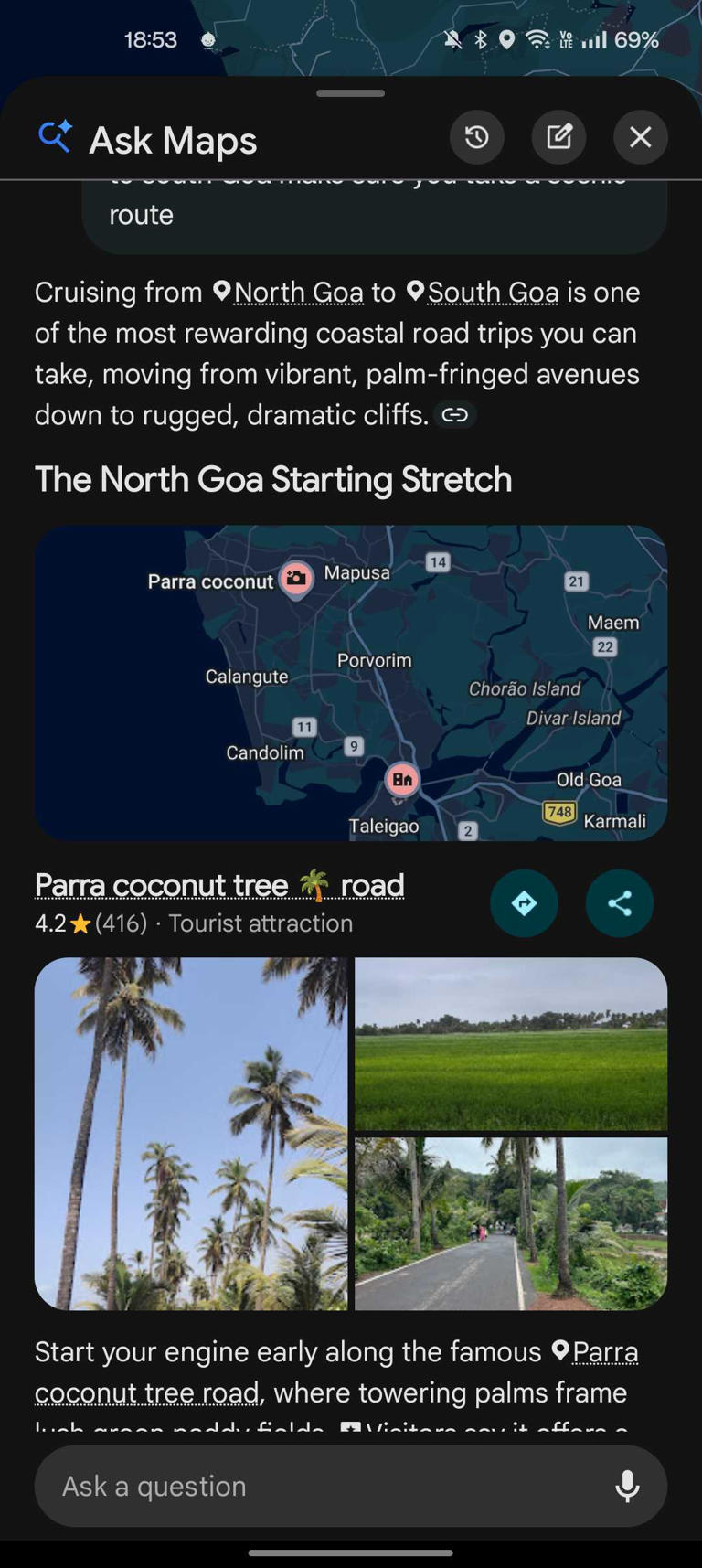 Google Maps' Ask Maps feature completely changed how I plan my road trips
