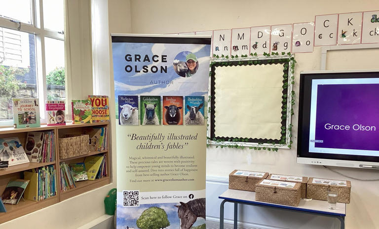 Best-selling author and TV star Grace Olson visits Hanging Heaton ...