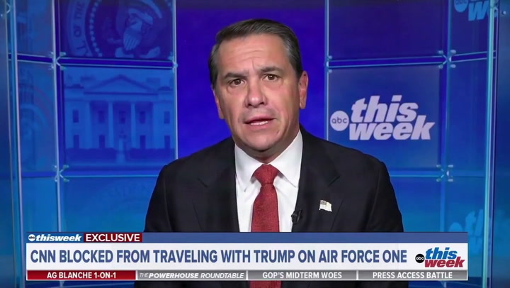 Trump ally melts down defending media ban