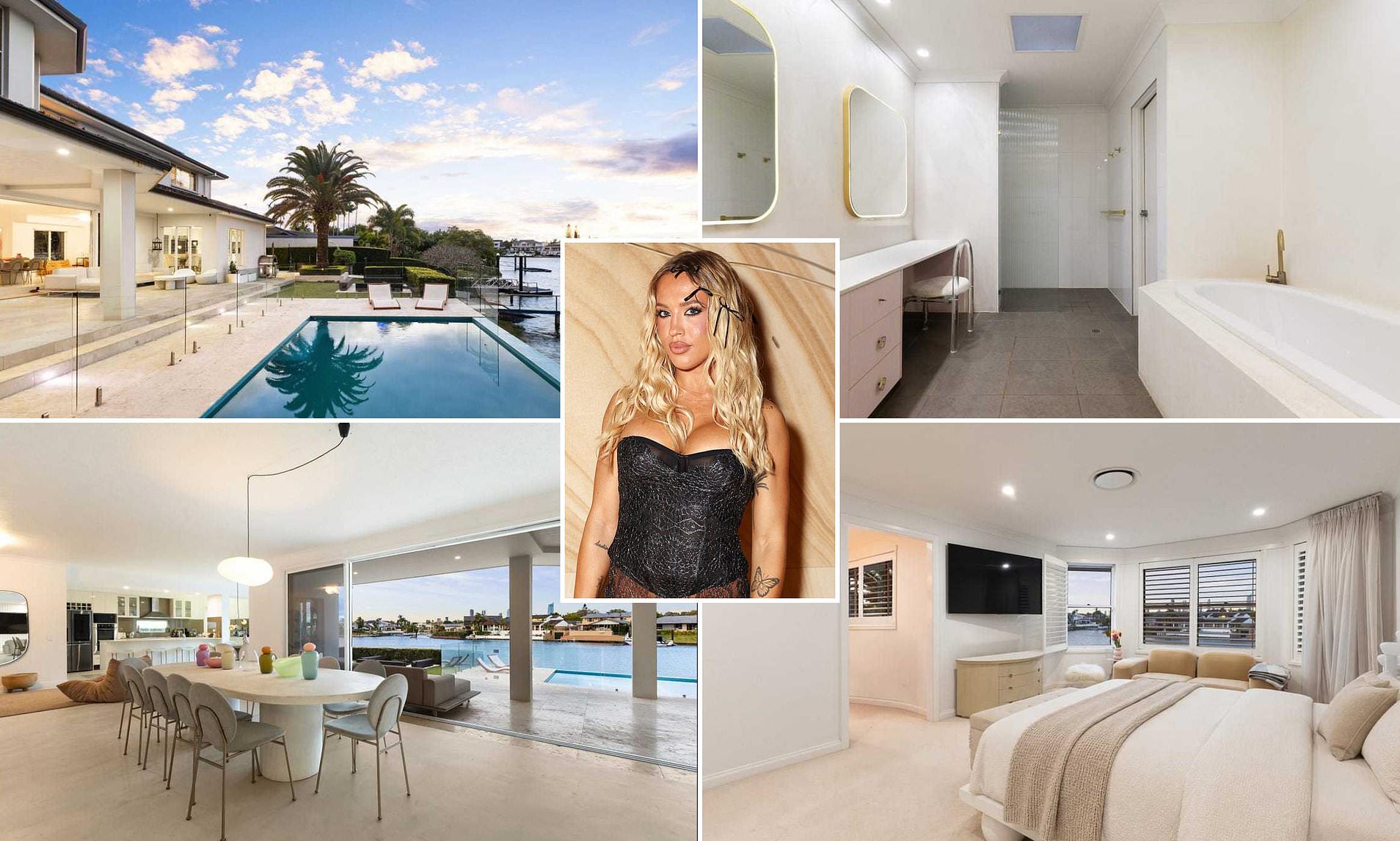 Tammy Hembrow's Gold Coast mansion fails to sell as $3.92million ...