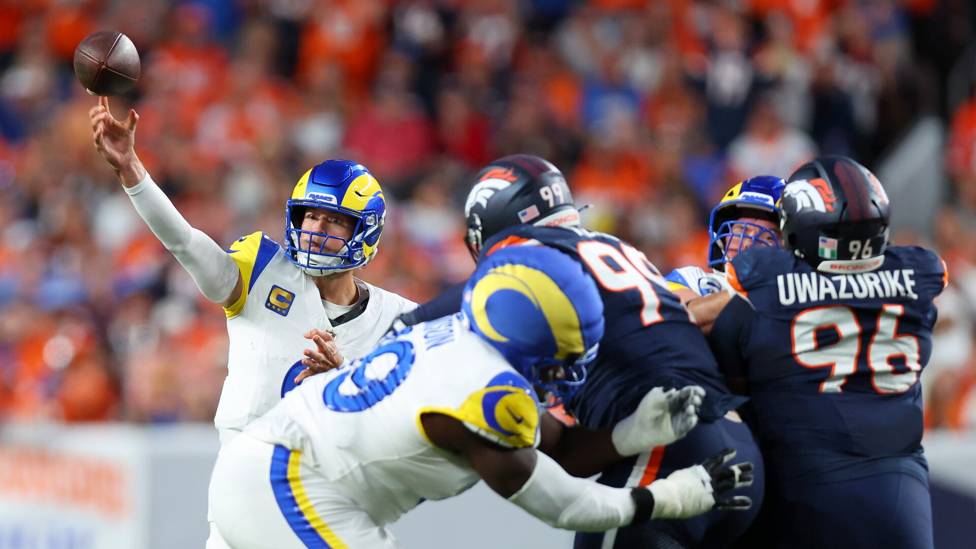Matthew Stafford TD pass gives Rams early 7-0 lead over Broncos