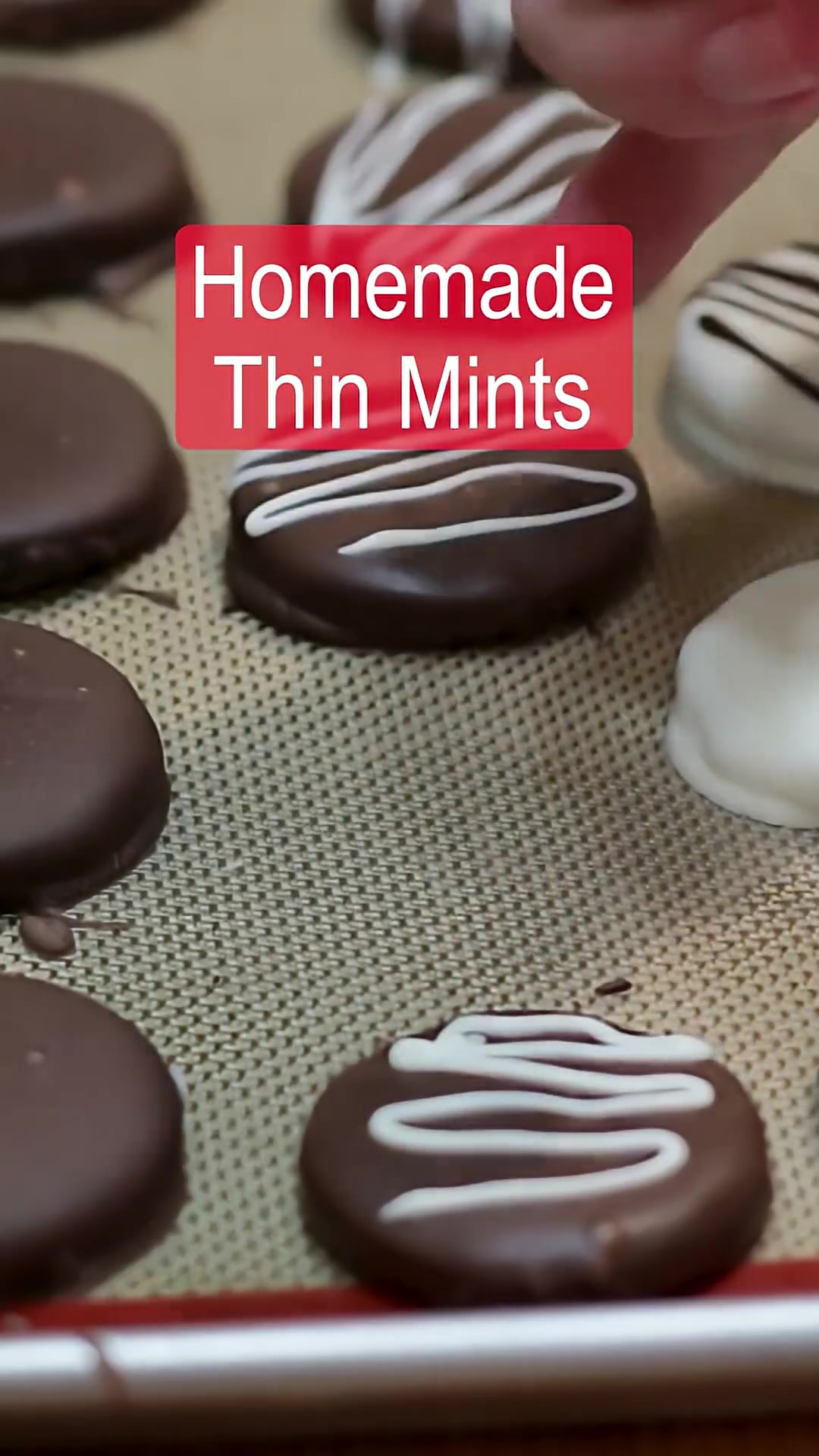 Homemade thin mints