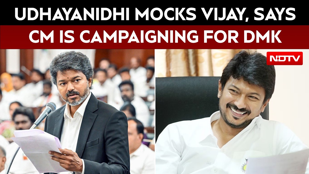 Vijay's repeated DMK references draw sharp response from Udhayanidhi