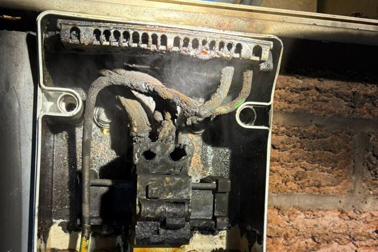 EV charging point fire at Euxton home sparks emergency response