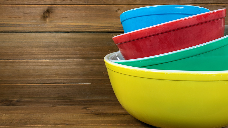 This retro Pyrex bowl is worth looking for at thrift stores