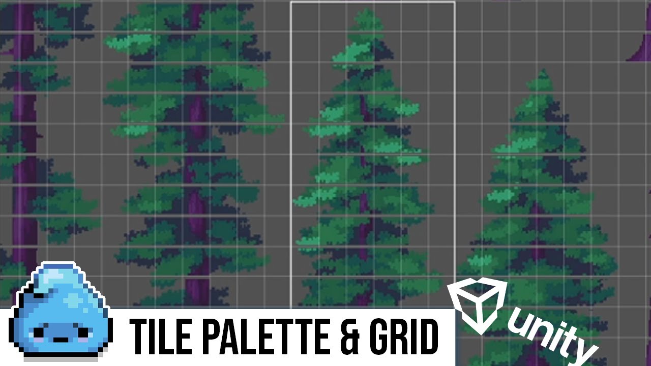Building game worlds with Unity tile palette and grid