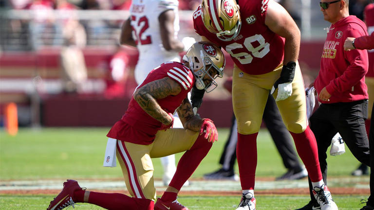 Debilitated 49ers await Mike Evans injury update after Week 3 win vs ...