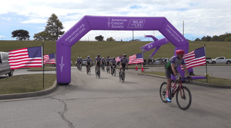 Cyclists ride 300 miles for cancer research