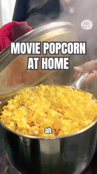 Make movie theater popcorn at home