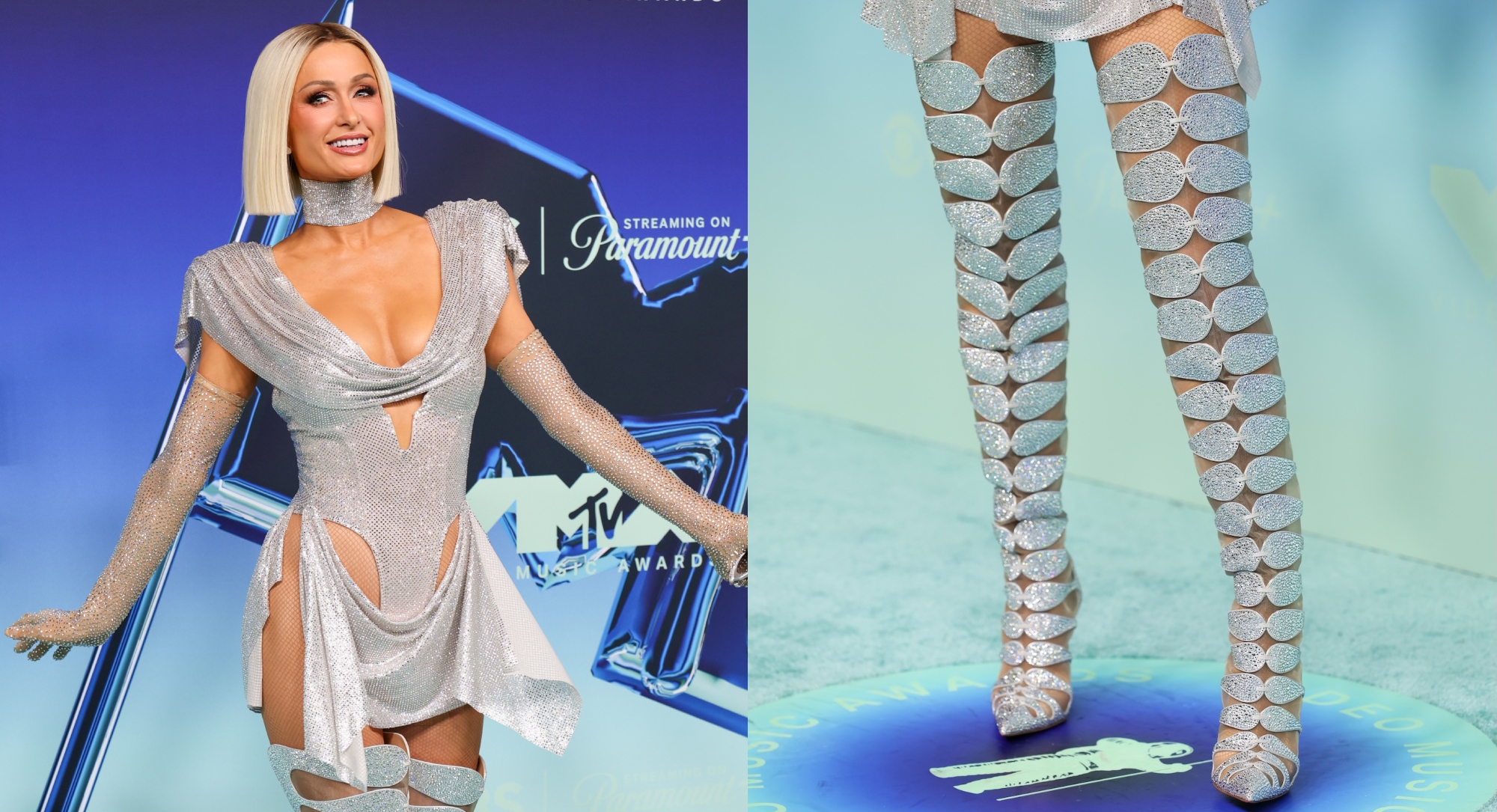 Paris Hilton brings fun Louboutin boots to the VMAs 2026 red carpet