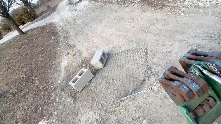 Use A Chain Link Fence To Smooth And Level Gravel Driveways With A ...