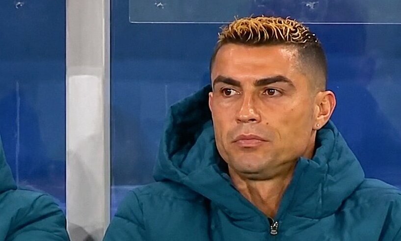 Cristiano Ronaldo phản ứng khi dự bị trận Bồ Đào Nha thắng Na Uy 2-1 ở lượt hai bảng A4 UEFA Nations League trên sân Ullevaal, Oslo, Na Uy ngày 27/9/2026. Ảnh: chụp màn hình