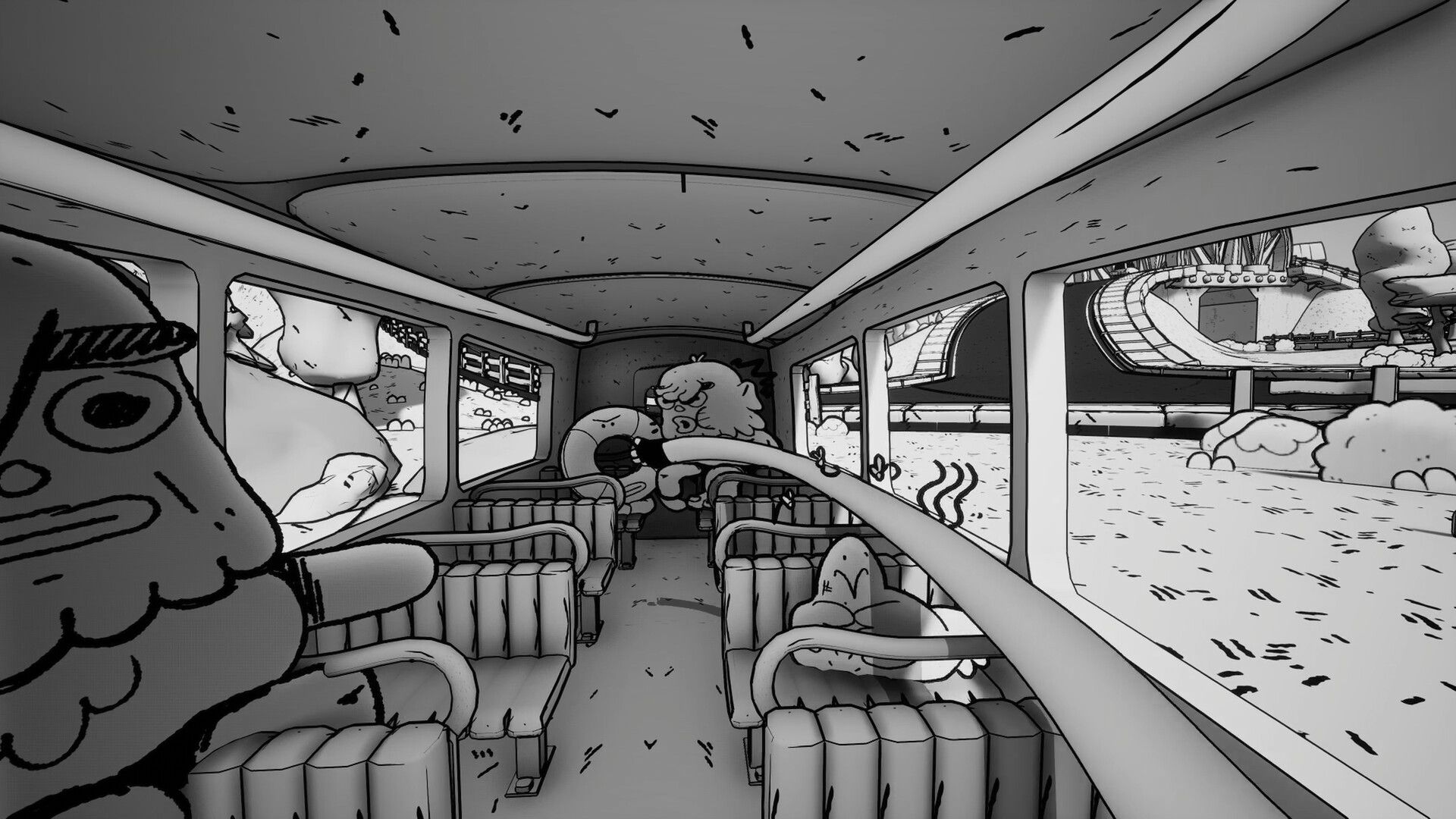 Double Fine's Crazy Taxi meets Papers, Please! game gets official ...