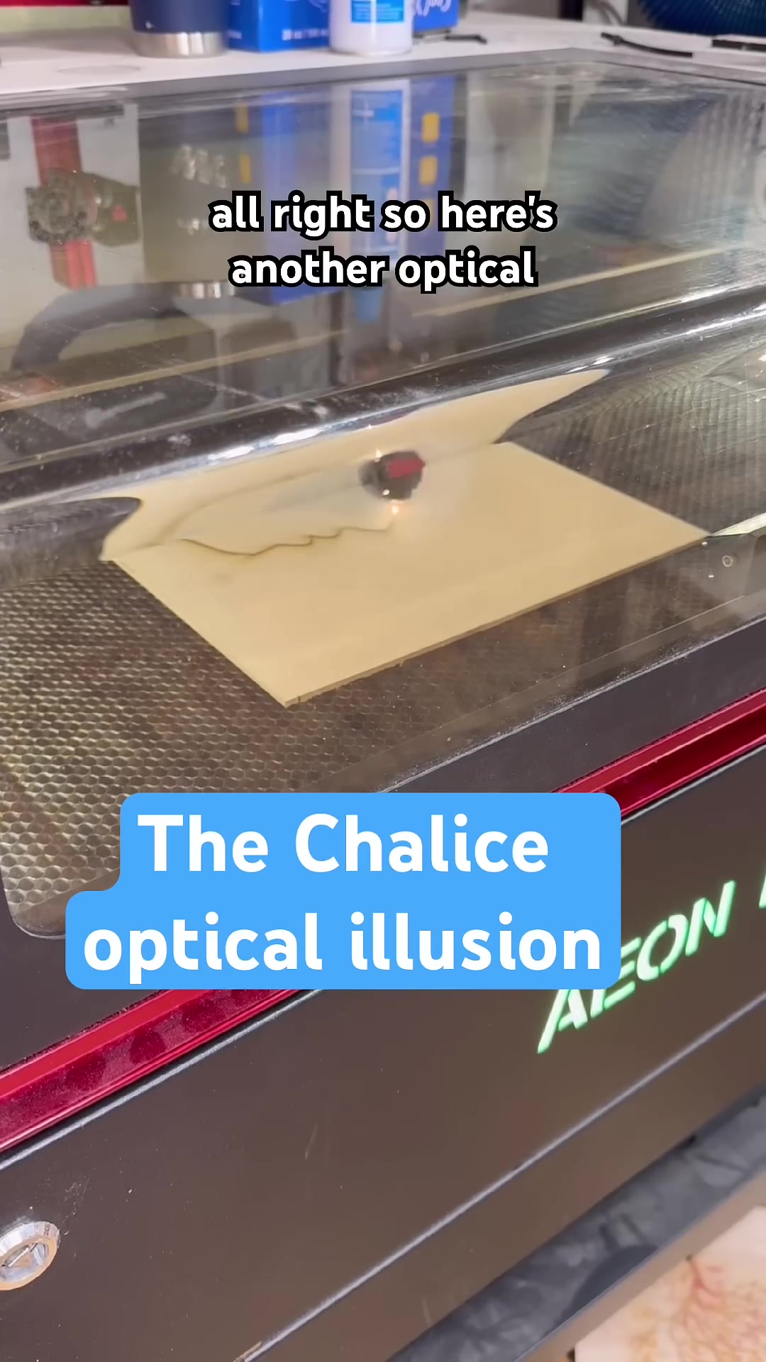 The chalice optical illusion confuses your brain #workshop # ...