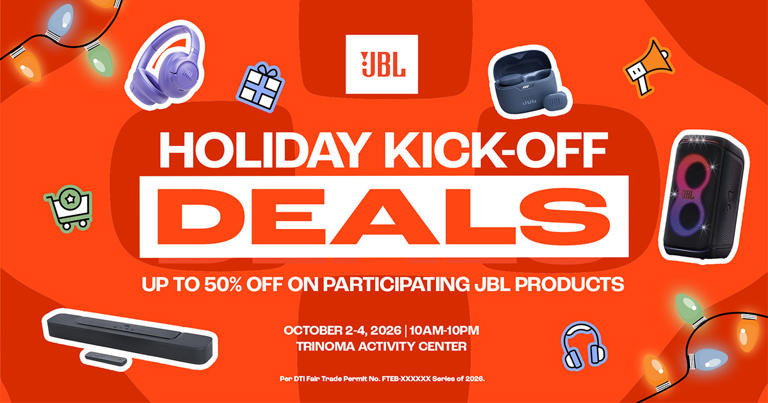 Paskong Pinoy starts early: JBL kicks off the season with big deals