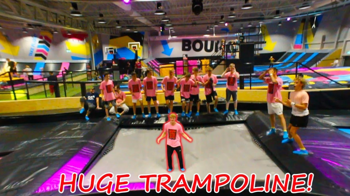 The most intense tricks at a trampoline park