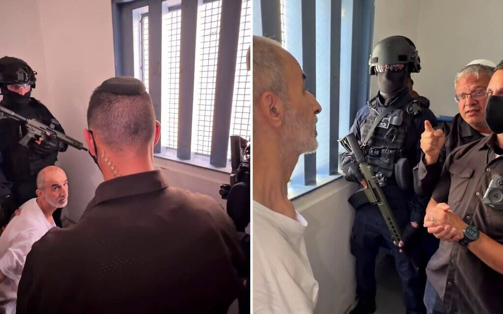 'I want to kill you': Ben Gvir films himself berating terrorist behind ...