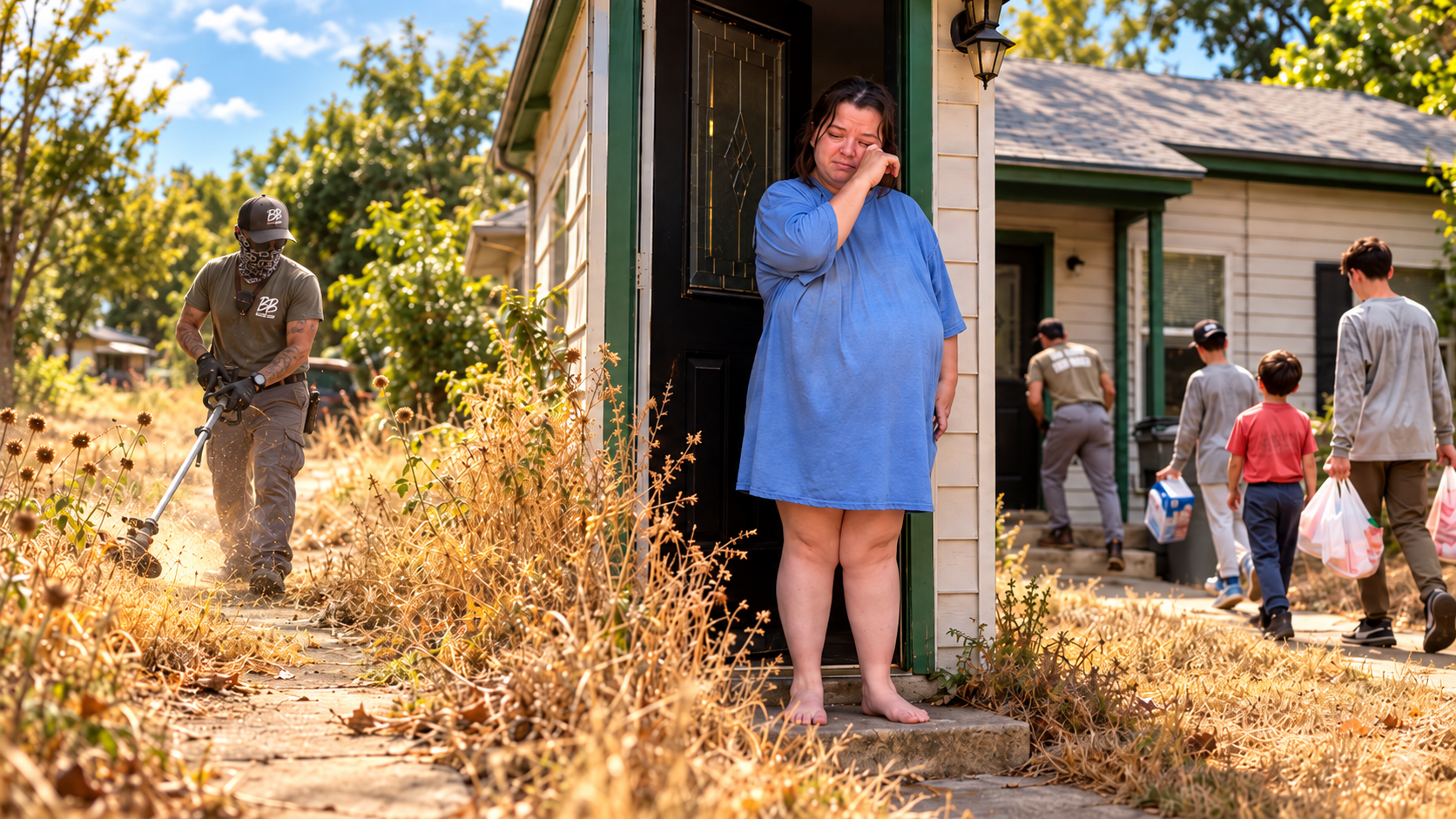 She had no food or electricity... then the city came to fine her