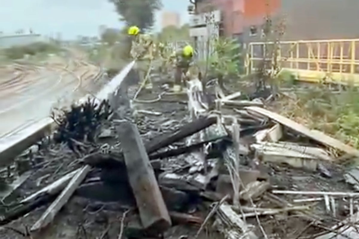London railway stations and airport hit by travel chaos after fire