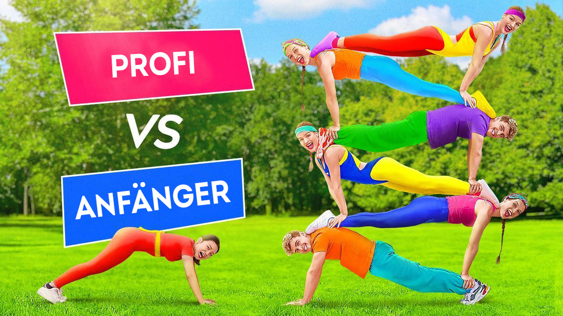 Die TikTok Akrobatik-Challenge: Profi vs Anfänger meistert die ...