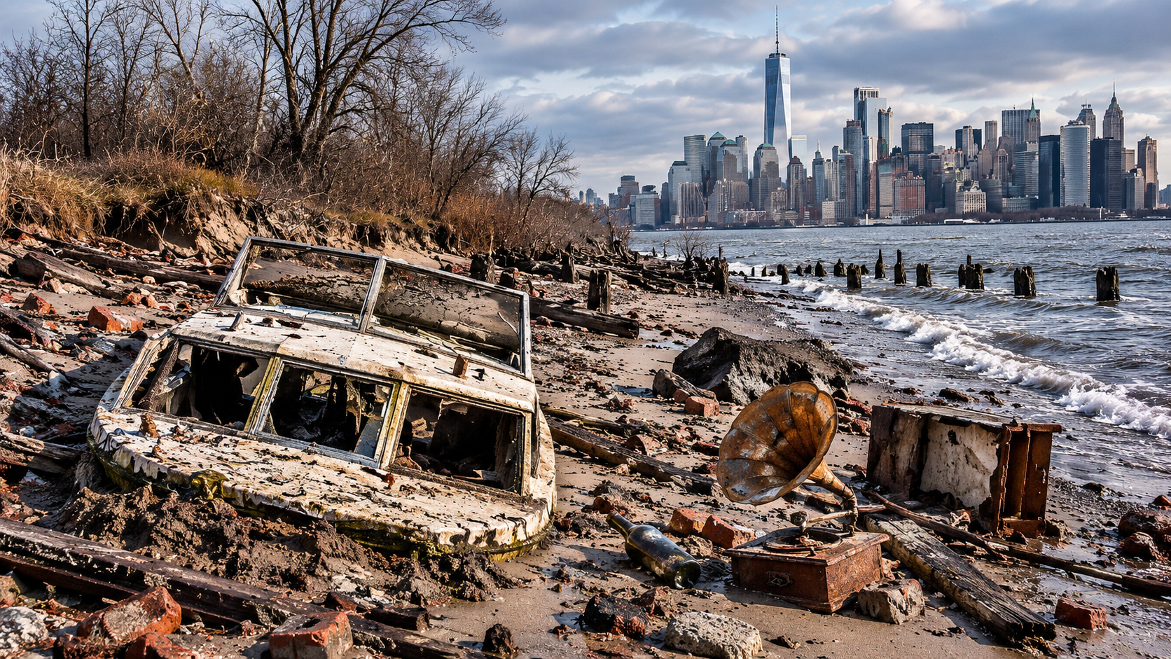 New York buried an entire neighborhood’s past beneath this beach… then ...
