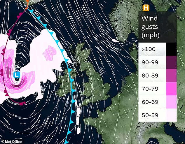 Weather bomb could hit as UK faces torrential rain with threat of first ...