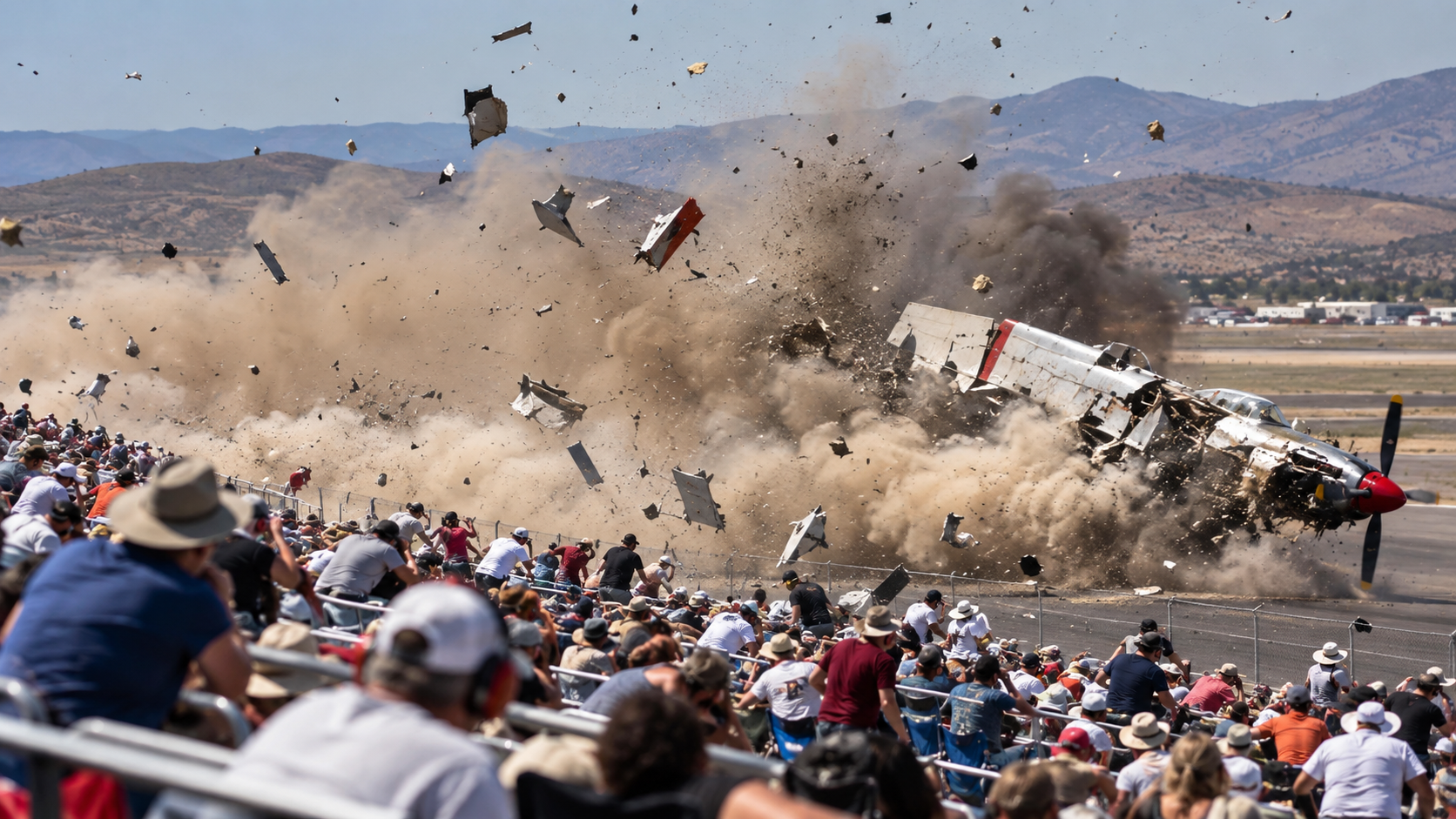 Spectators watched the Galloping Ghost race past at 500 mph then it ...