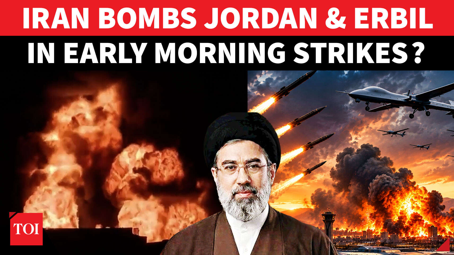 Explosions rock Jordan, Iraq's Erbil as suspected Iranian strikes hit ...