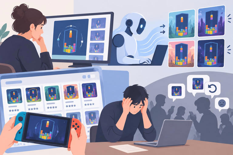 AI voice coding spurs rapid indie game imitations