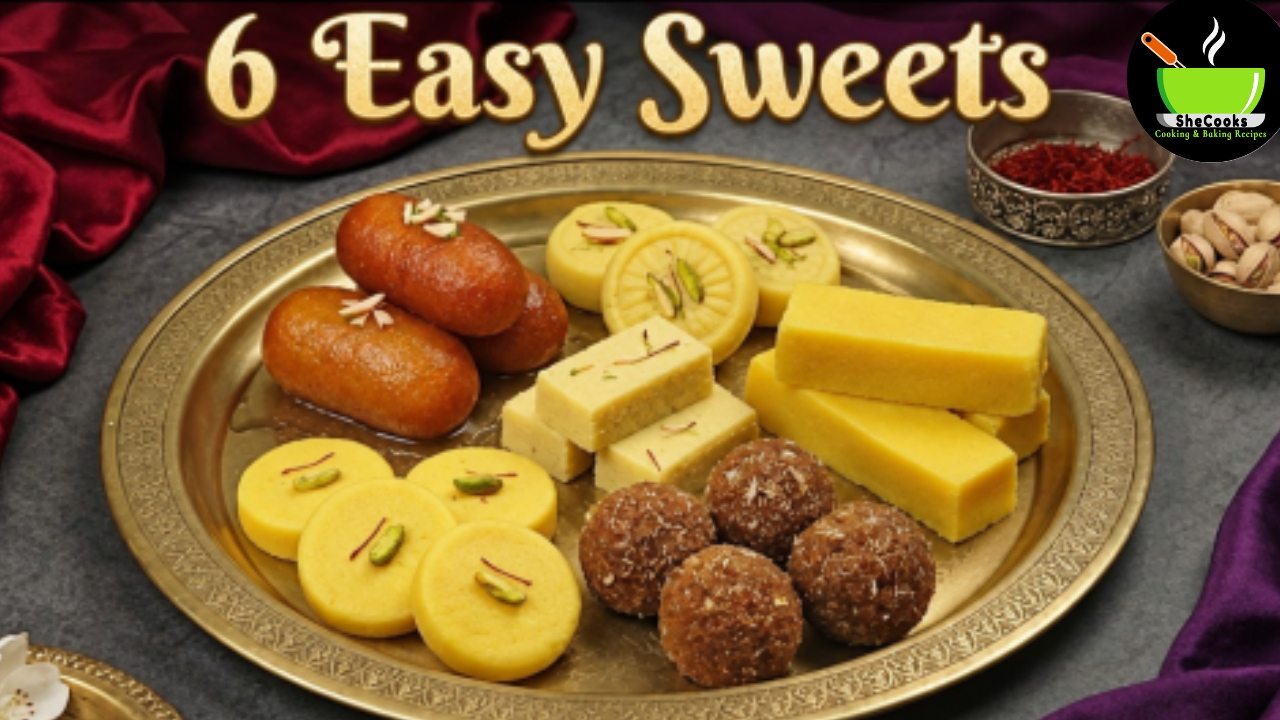 Easy Indian sweet recipes for homemade desserts