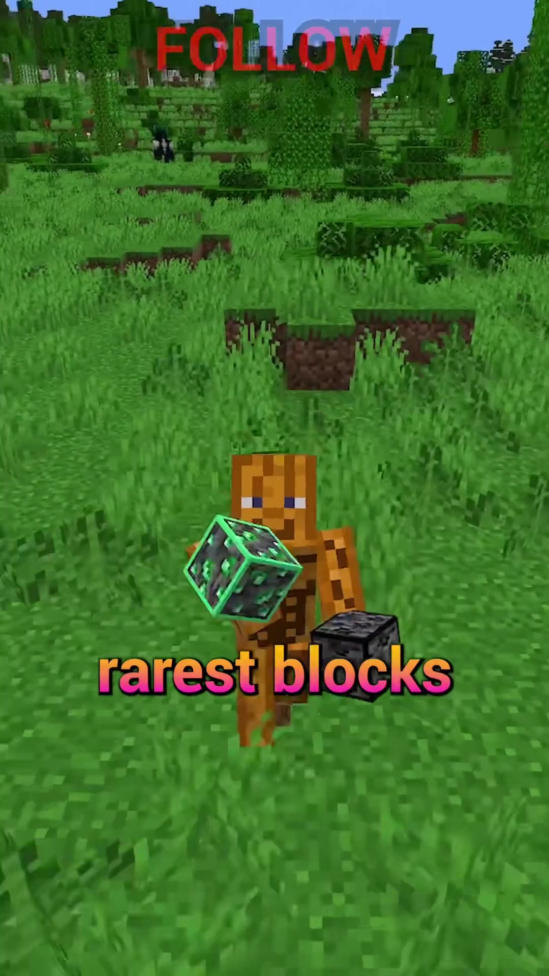 Rare Java blocks are common in Bedrock Edition! #minecrafttips #min