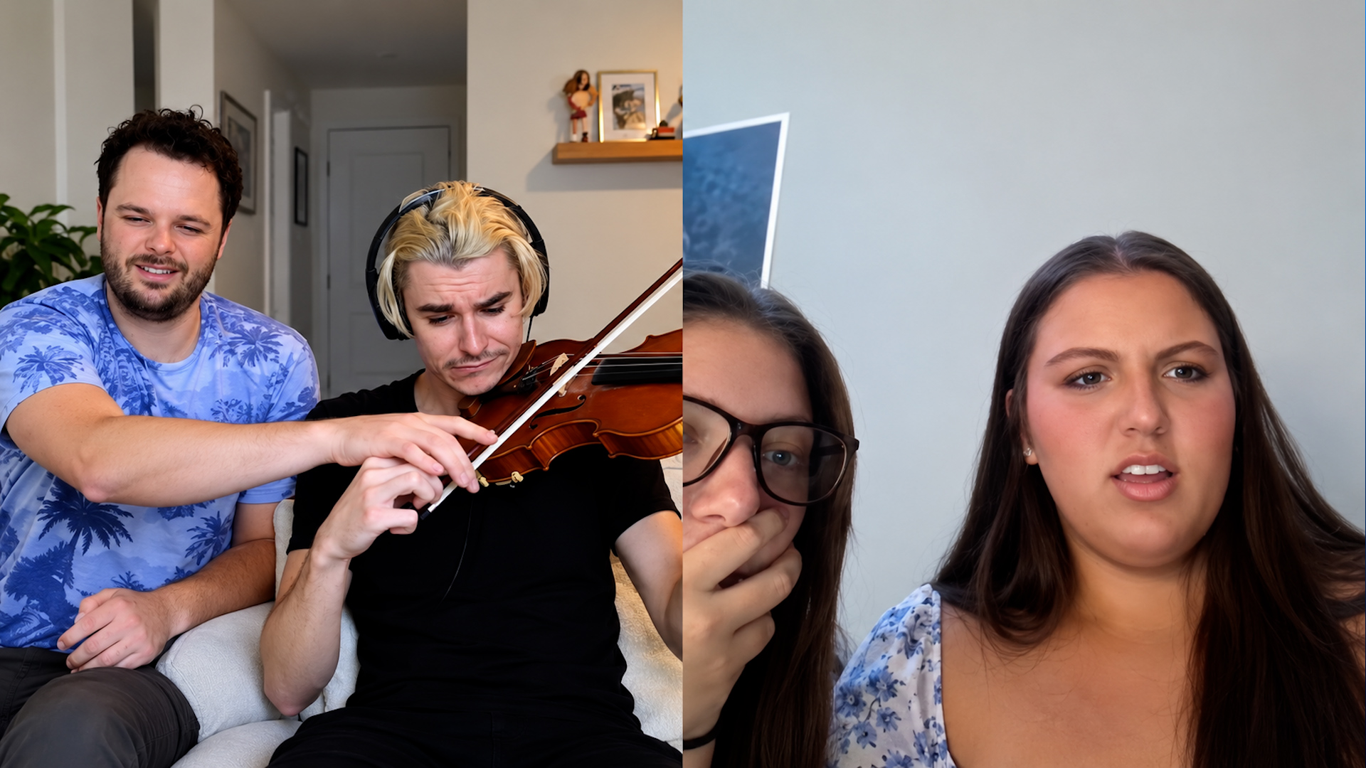 Master violinist tricks random video chat users with fake beginner skills