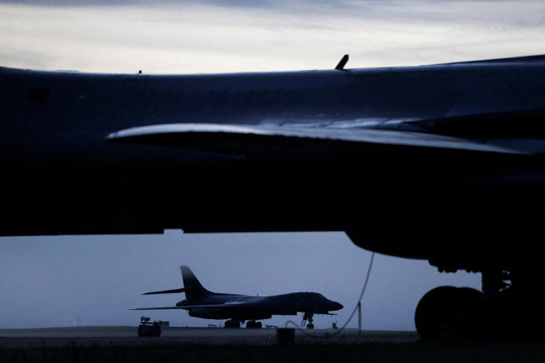 Security officials suspect that U.S. B-1 bombers at the RAF Fairford base were a likely target for the foiled attack.