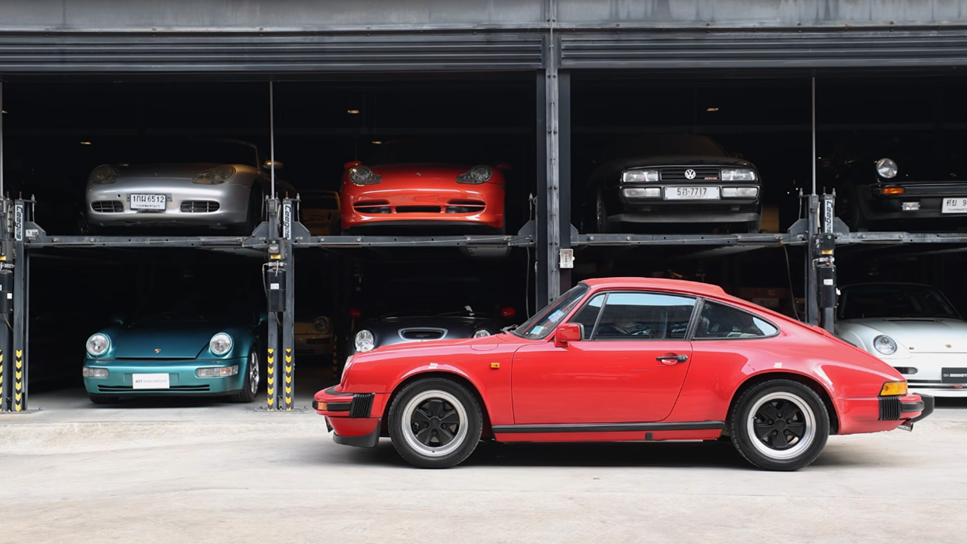 Rare Porsches fill this hidden Bangkok collection