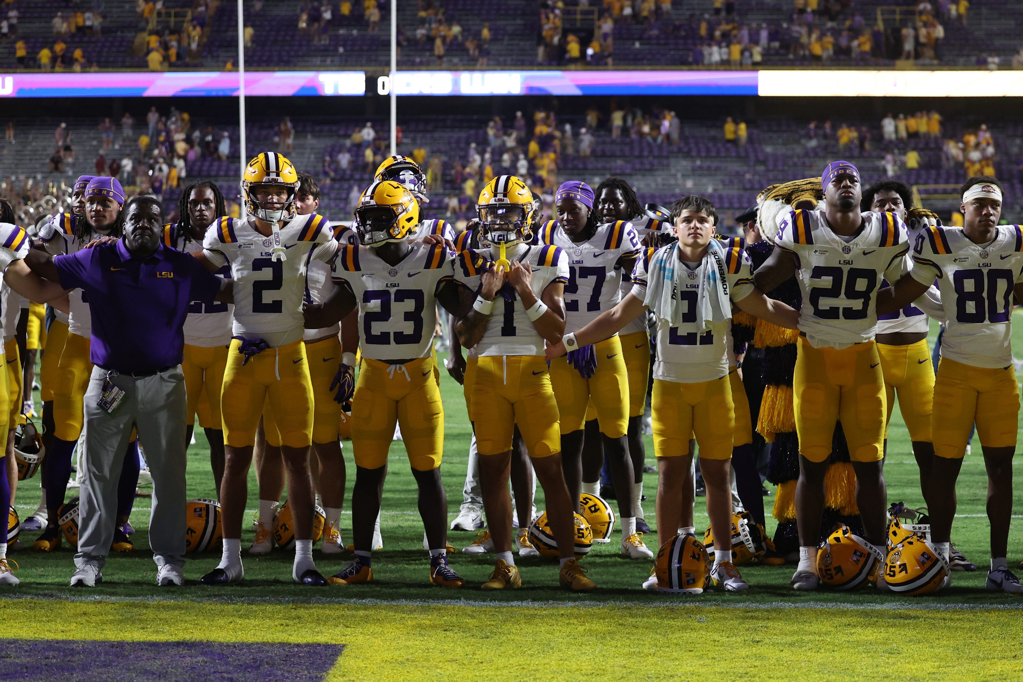 Updated national title odds for LSU football after week 4