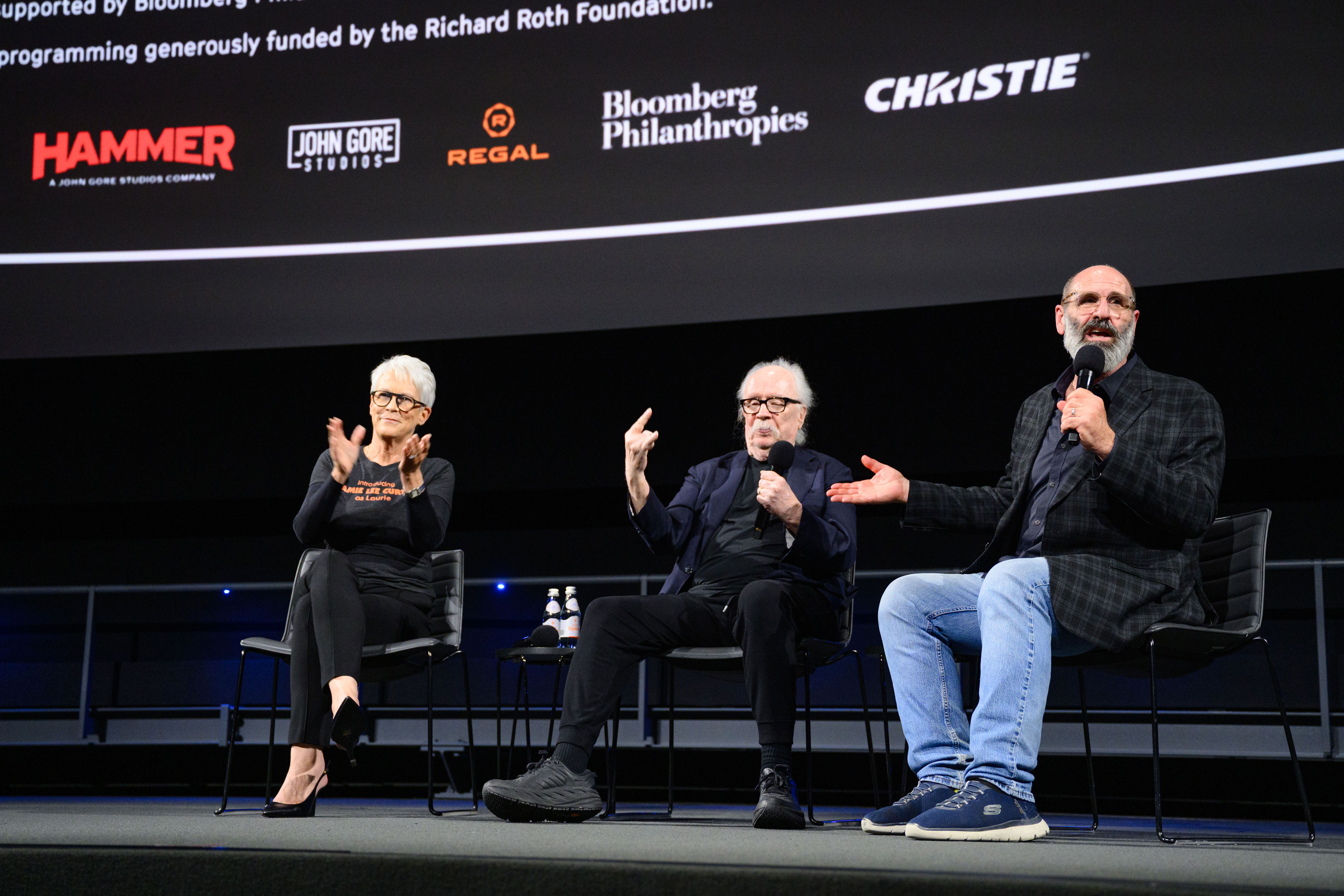 John Carpenter and Jamie Lee Curtis introduce 'Halloween' at Academy