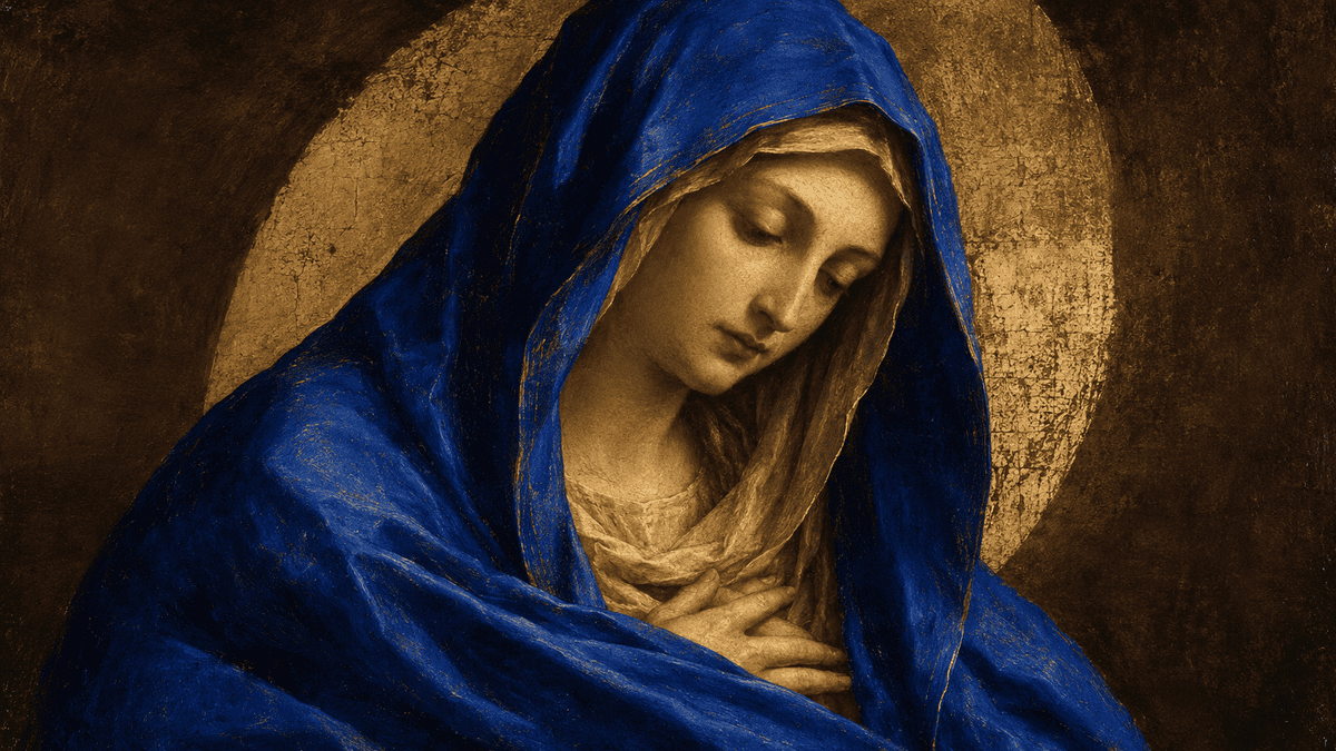 The blue pigment more expensive than gold that became Mary’s signature ...