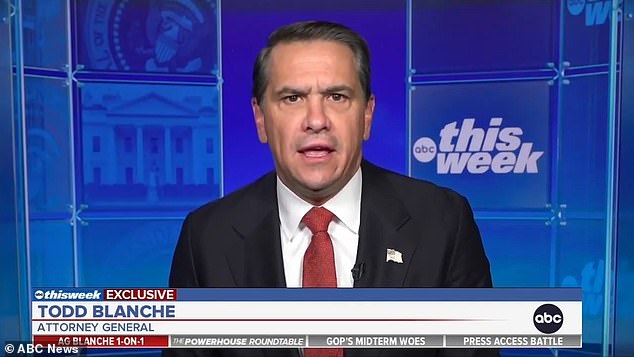 Todd Blanche says Trump media ban tackles 'national security problem'